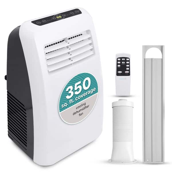 3-in-1 Portable Air Conditioner, Built-in Dehumidifier, Fan Mode, Remote Control, Window Mount Exhaust Kit