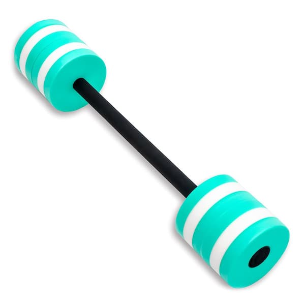 Trademark Innovations 30 in. Aqua Fitness Swim Bar with Padded Grip (Teal)