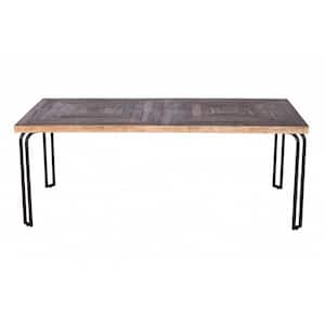 Danielle Walnut Wood 40 in. 4 Legs Dining Table (Seats 6)