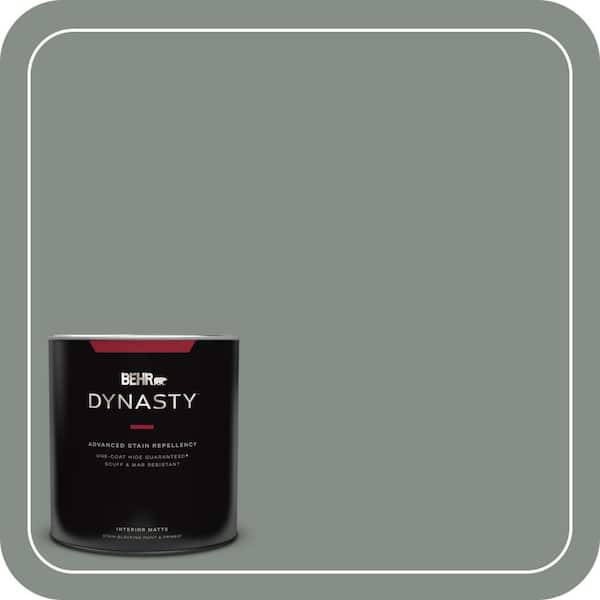 BEHR DYNASTY 1 qt. #ECC-49-3 Forest Moss Matte Interior Stain-Blocking Paint and Primer