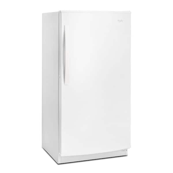 運搬取付無料！ホワイト純正whirlpool明るい庫内で収納上手シンプル冷蔵庫！ Whirlpool 15.7 cu. ft. Frost Free Upright Freezer in White