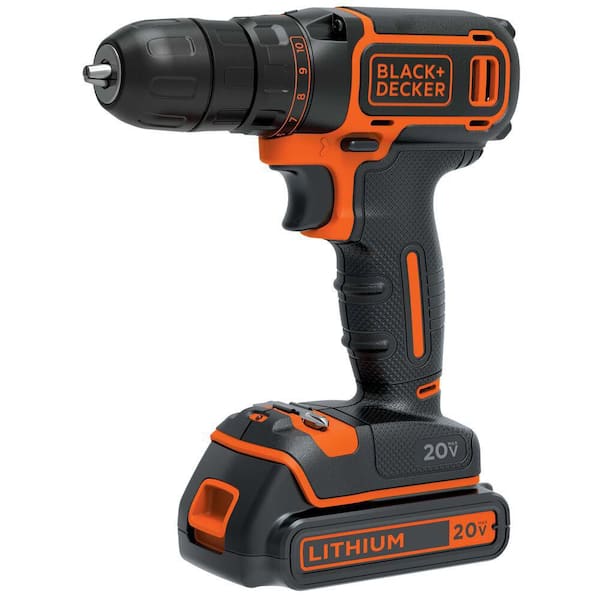 20V MAX Lithium-Ion Cordless 3/8 in. Drill/Driver with 1.5Ah Battery and Charger