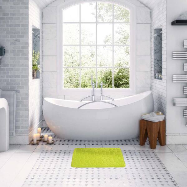 Cobblestone Embossed Bathroom Bath Mat Non-slip Carpets In Wash Basin –  litopia-nest