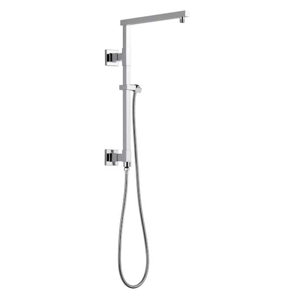 Delta Emerge Angular Modern 18 in. Column Shower Bar in Lumicoat Chrome