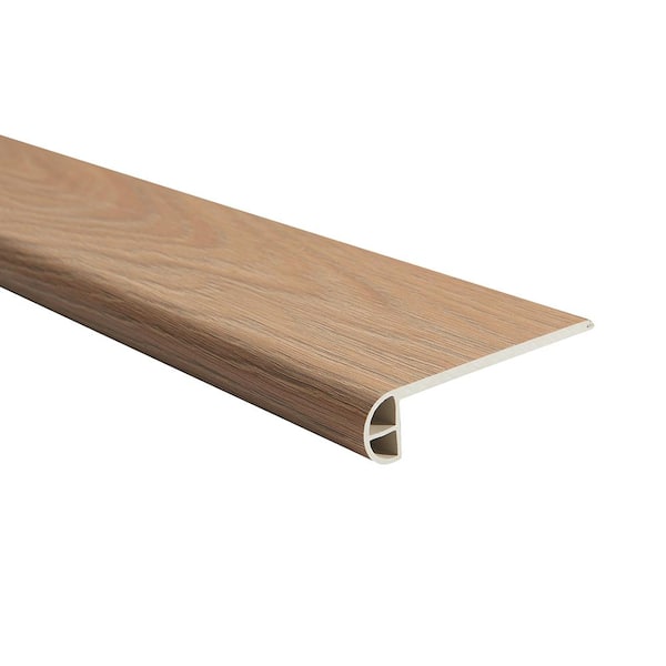 Malibu Wide Plank French Oak Crown 0.944 in. T x 4.527 in. W x 94.48 in. L Vinyl Flush Stair Nose Molding