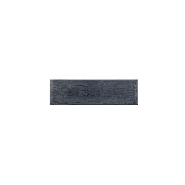 Jeffrey Court Take Home Tile Sample - Typhoon Blue 3 in. x 6 in. Subway Gloss Porcelain