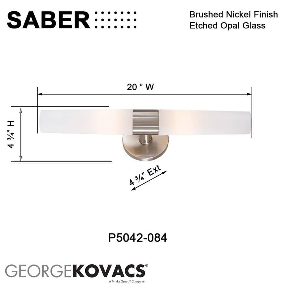 Brushed Nickel 2-Light Dimmable Cylinder Wall Sconce