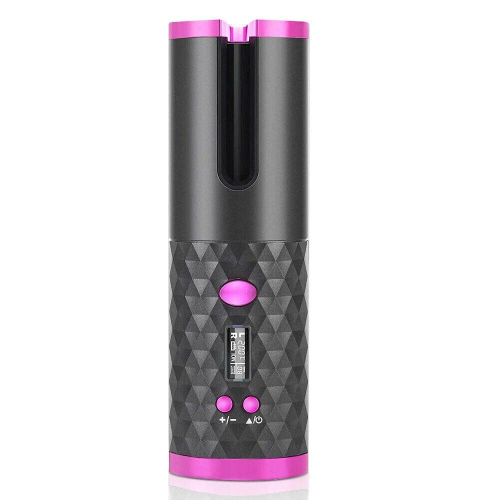 2.28 in. x 1.97 in. x 7.48 in. Portable Automatic Rotating Cordless Hair Cu