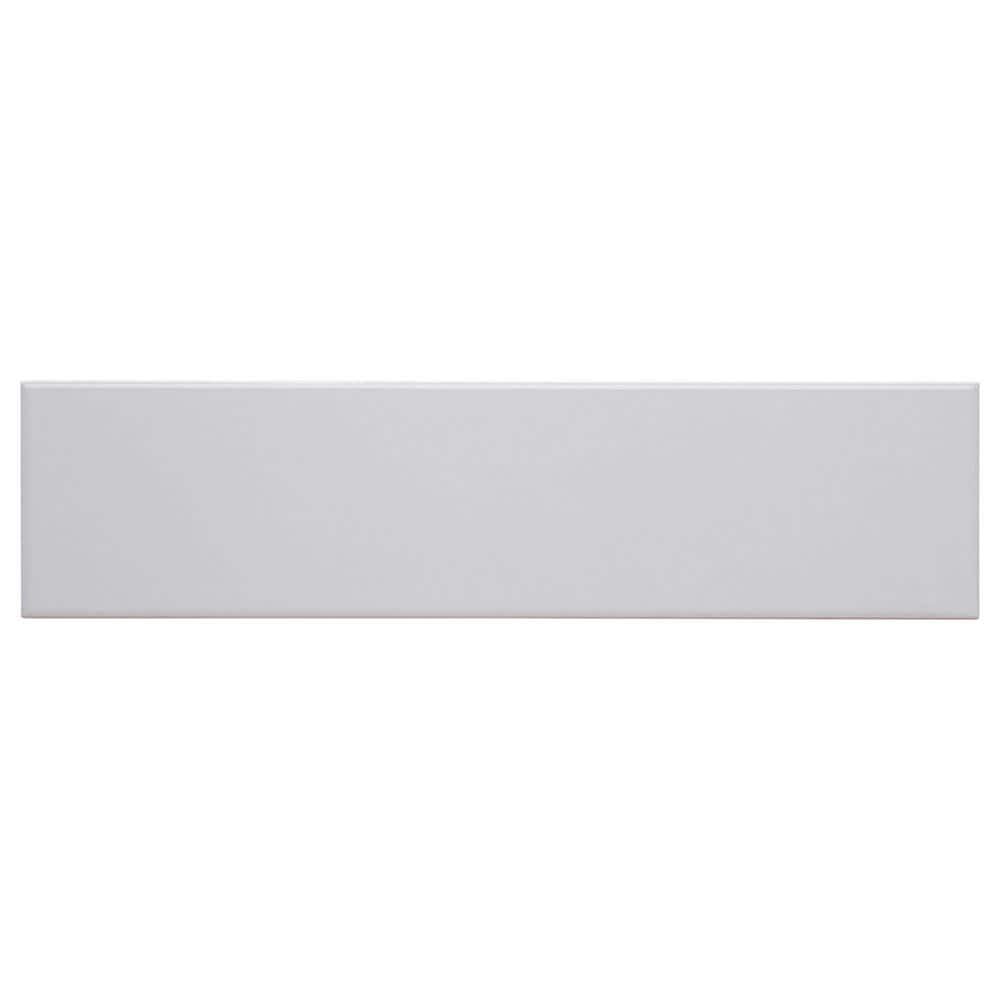 Alva Savini Grey 3 in. x 12 in. Glossy Ceramic Subway Wall Tile (12.16 sq. 