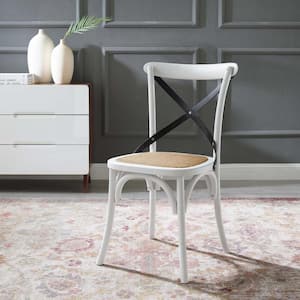 Gear White Black Dining Side Chair