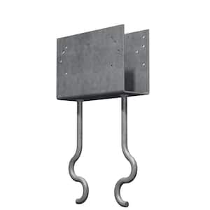 CCQM Hot-Dip Galvanized Column Cap for 3-5/8 in. Beam, with Strong-Drive SDS Screws