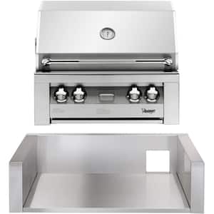 30 in. Built-In Natural Gas Grill in Stainless with Insulated Jacket
