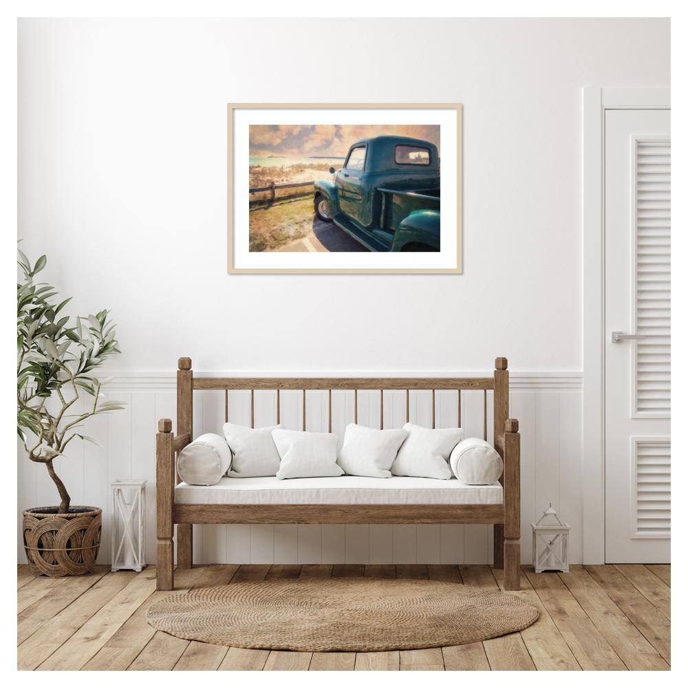 Great Ride Great View Framed Giclee Print in Svelte Natural