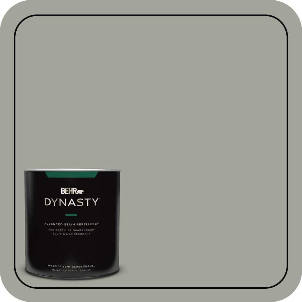 1 qt. #N380-4 Strong Winds One-Coat Hide Semi-Gloss Enamel Interior Stain-Blocking Paint and Primer price history on PriceWatchPro