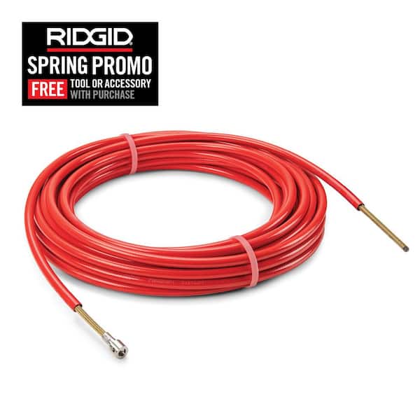 RIDGID 125 ft (38 m) Cable Assembly for Flexshaft K9-306 Drain