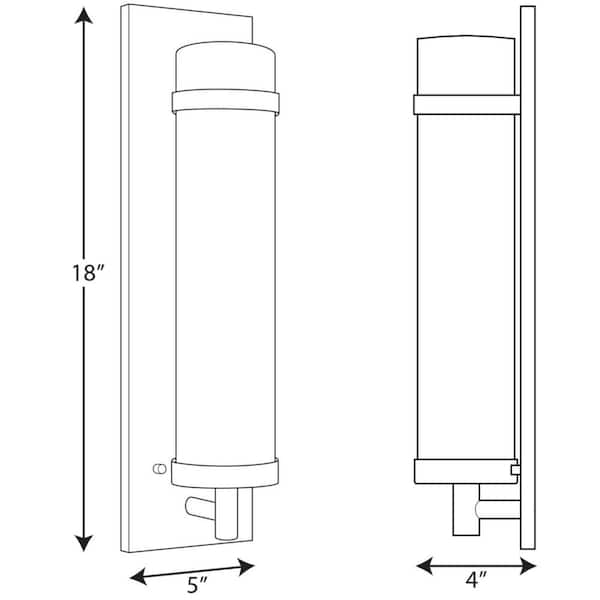 Hartwick 1-Light Brushed Nickel Wall Sconce