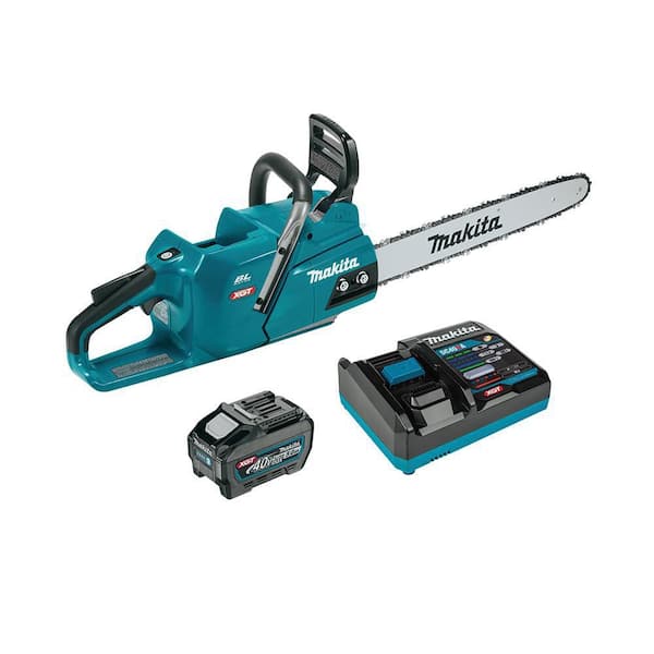 Makita XGT 18 in. 40V max Brushless Electric Battery Chainsaw Kit