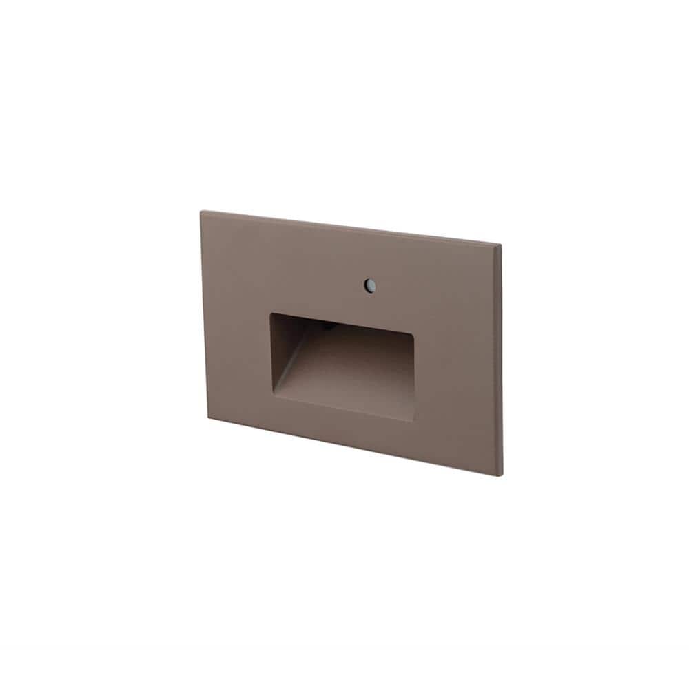 Bronze Direct Wired Dimmable LED Step and Wall Light