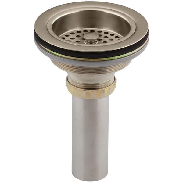 Duostrainer 4-1/2 in. Sink Strainer with Tailpiece in Vibrant Brushed Bronze