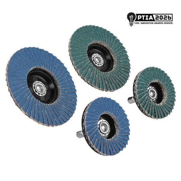 Flap Wheel Set (4-Pieces)