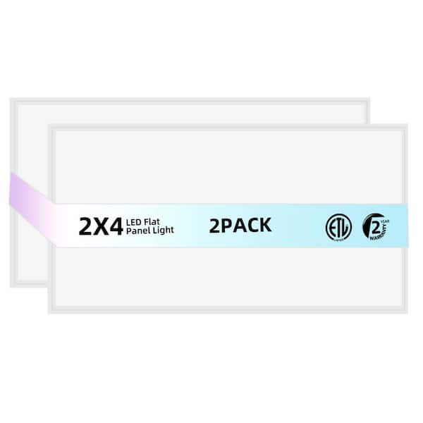 WYZM 2 ft. x 4 ft. 175-Watt Equivalent Integrated LED Troffer