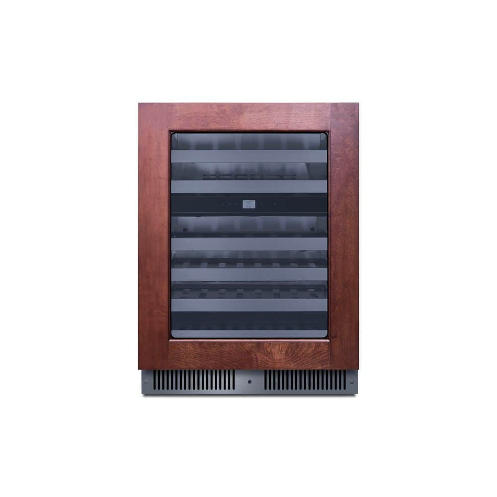 24 in. Dual Zone 48 Wine Bottles Wine Cooler in Custom price history on PriceWatchPro