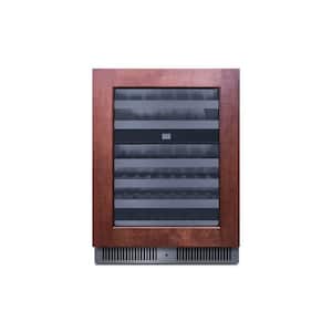 24 in. Dual Zone 48 Wine Bottles Wine Cooler in Custom