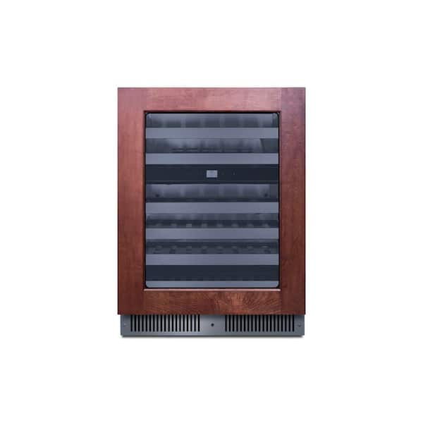 24 in. Dual Zone 48 Wine Bottles Wine Cooler in Custom