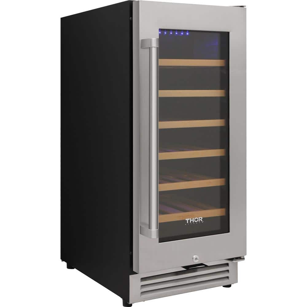Thor Stainless Steel 33-Bottle Single Zone Wine Cooler