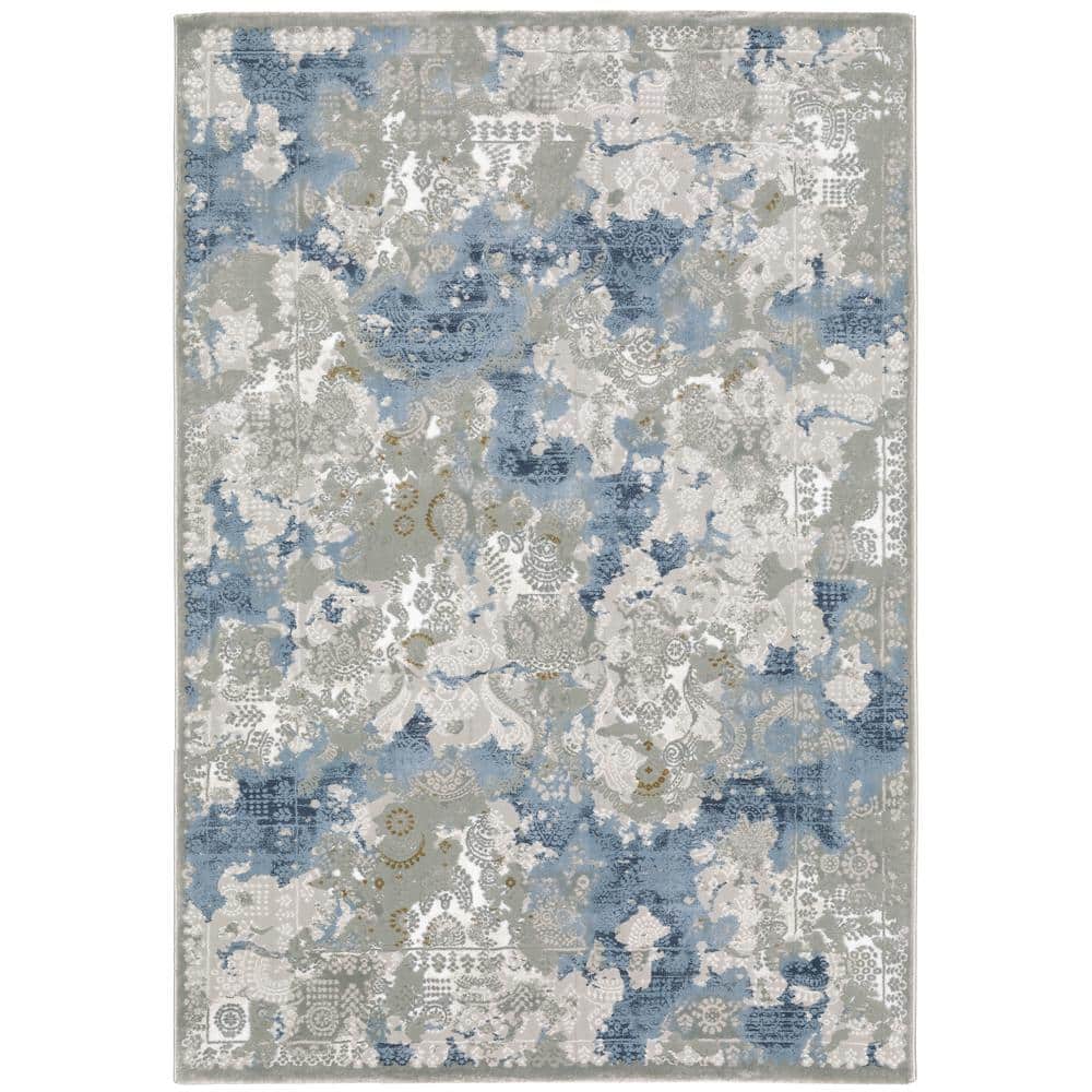 Emory Beige Doormat 3 ft. x 5 ft. Distressed Abstract Polypropylene Polyester Blend Indoor Area Rug price history on PriceWatchPro