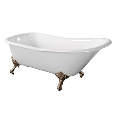 Cadmus 67″ Cast Iron Roll Top Tub Kit – Oil Rubbed Bronze