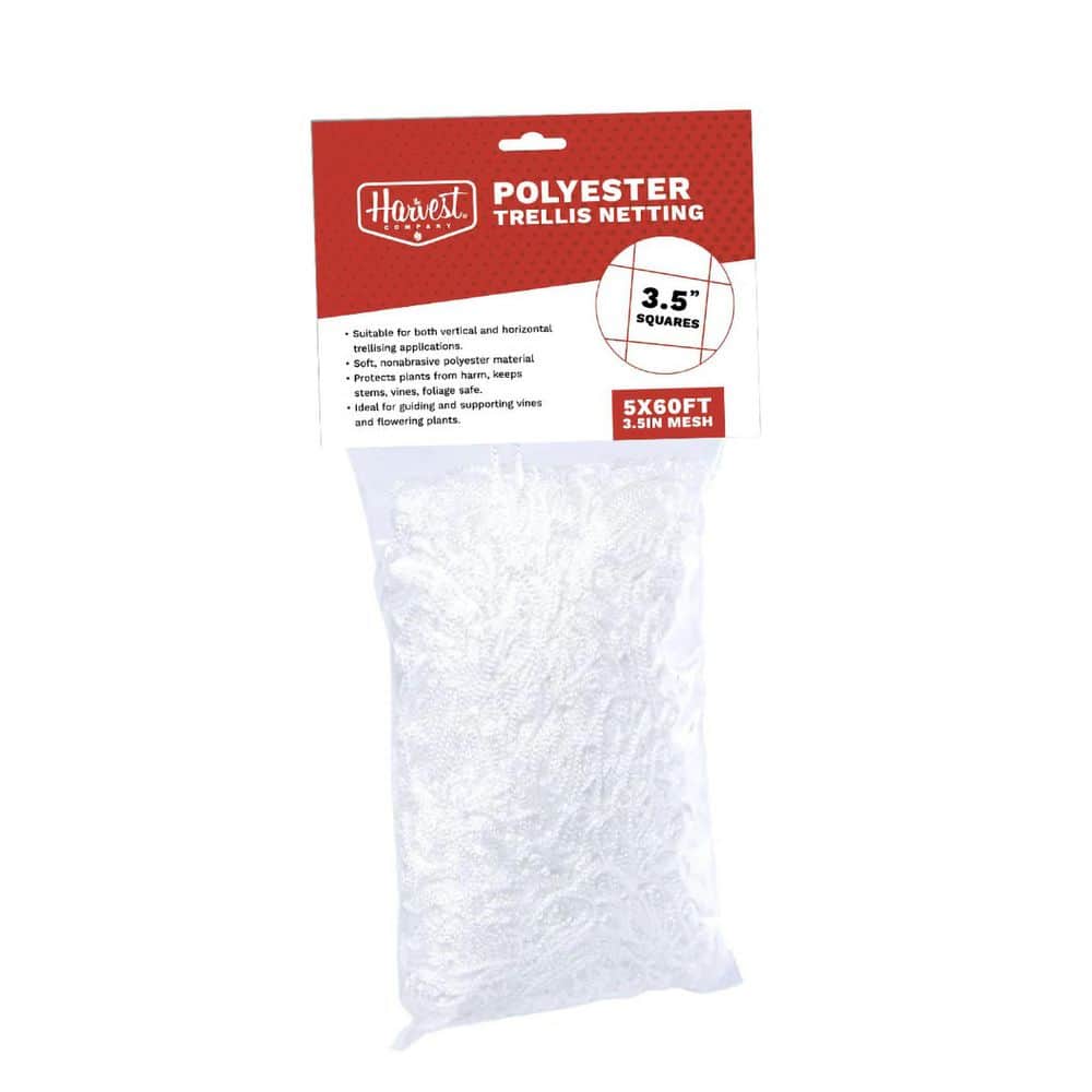 5 ft. x 60 ft. Soft Polyester Trellis Netting, 3.5 in. Mesh Squares (1-Pack) price history on PriceWatchPro