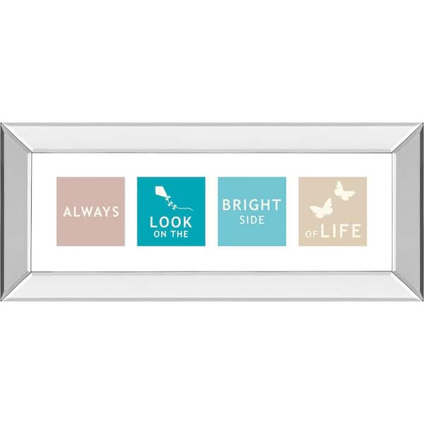 Classy Art "Words Of Kindness I" By The Vintage Collection Mirror Framed Print Wall Art 18 in. x 42 in.