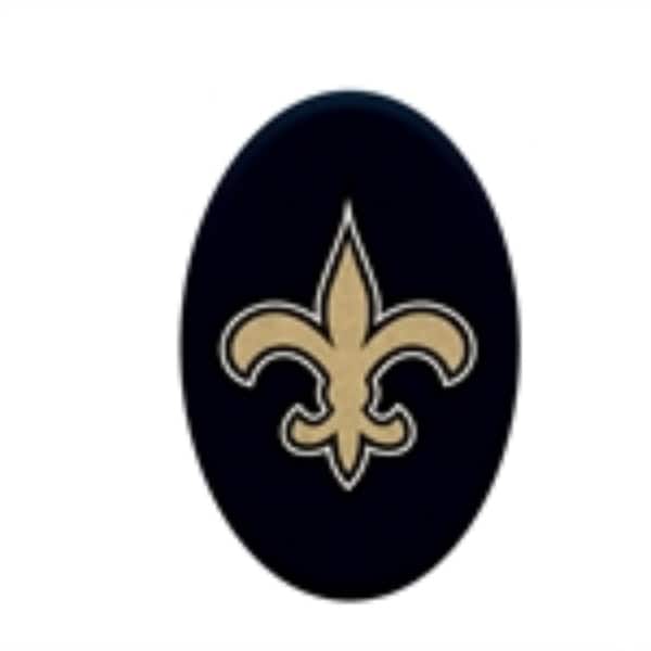 Team Sports America New Orleans Saints 3 in. x 2 in. Decorative Garden Rock