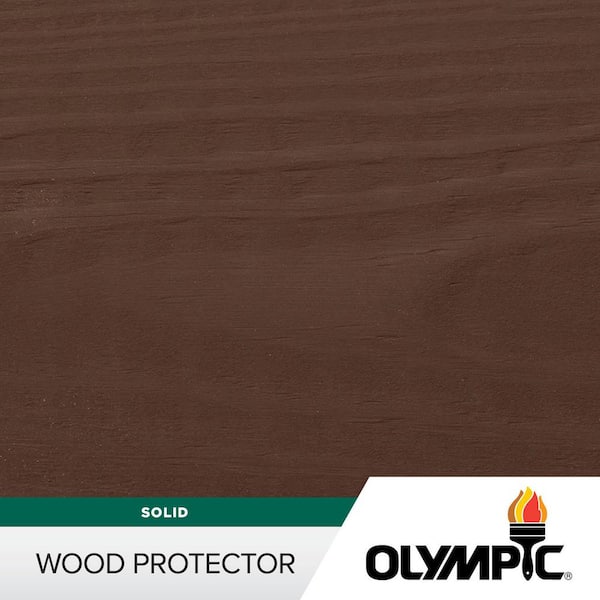 Wood Protector 1 gal. SC-1044 Mahogany Exterior Solid Stain Plus Sealer in One