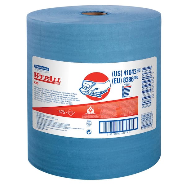 WYPALL Blue 1-Ply Paper Towel Roll (475-Sheets per Roll)