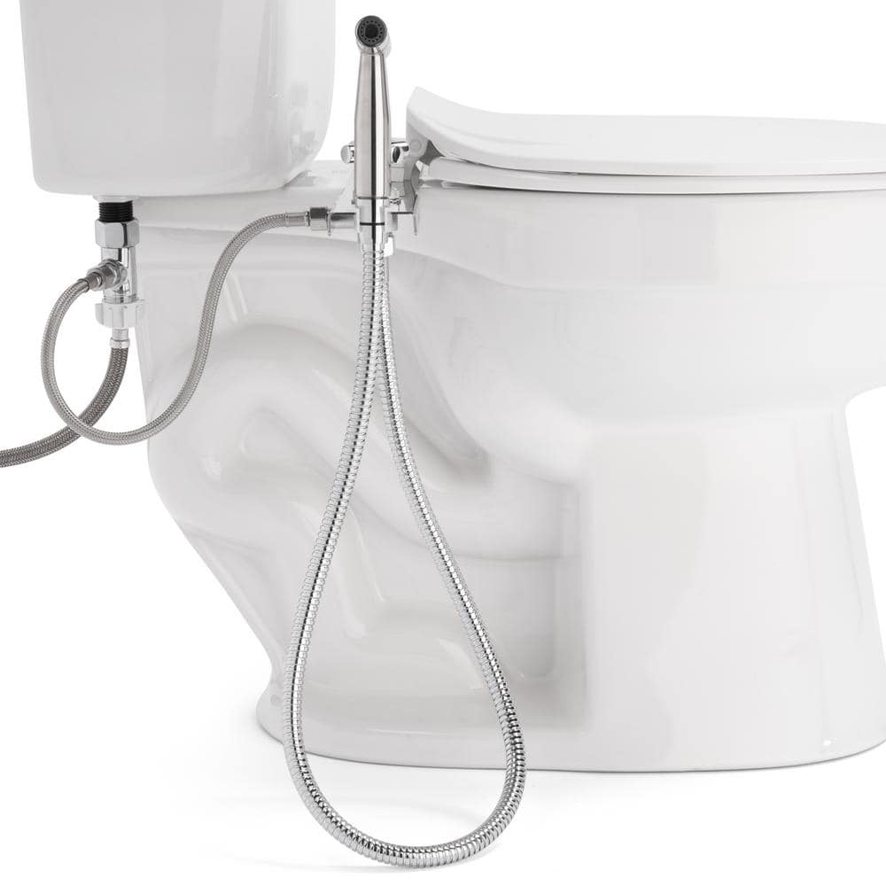 Stainless Steel Handheld Bidet Sprayer with Holster and Shut Off Valve
