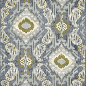 Outdoor Union Blue 6' 0 x 6' 0 Square Rug