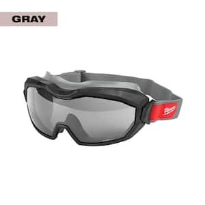 Gray Non-Vented Dual Coat Len's Goggle