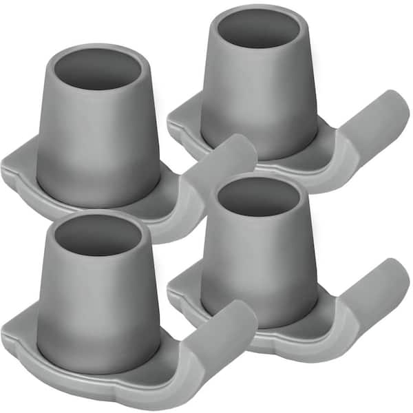 Walker Skis Glides for Folding Walkers for Seniors, Gray (4-Pack)