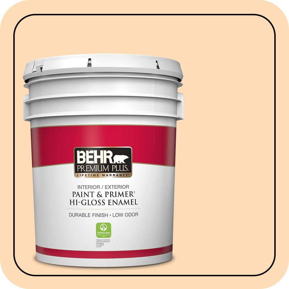 5 gal. #P220-2 Peche Hi-Gloss Enamel Interior/Exterior Paint & Primer price history on PriceWatchPro