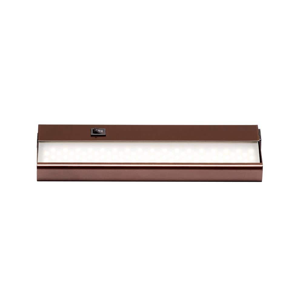 Bel Air Lighting Signature 12 in. Hardwired or PlugIn Bronze LED Under Light with High