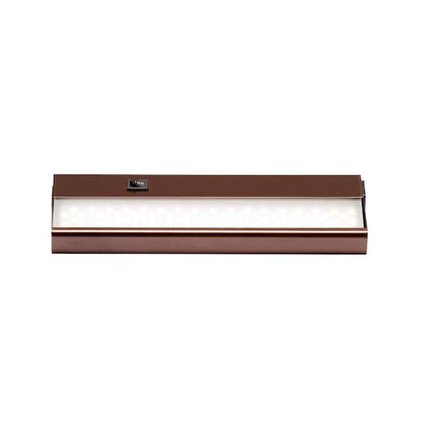 Bel Air Lighting Signature 12 in. Hardwired or PlugIn Bronze LED Under