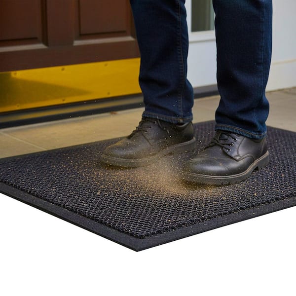 Floortex Doortex Meshmat Entrance Mat, Metallic Gray-20 in. x 32