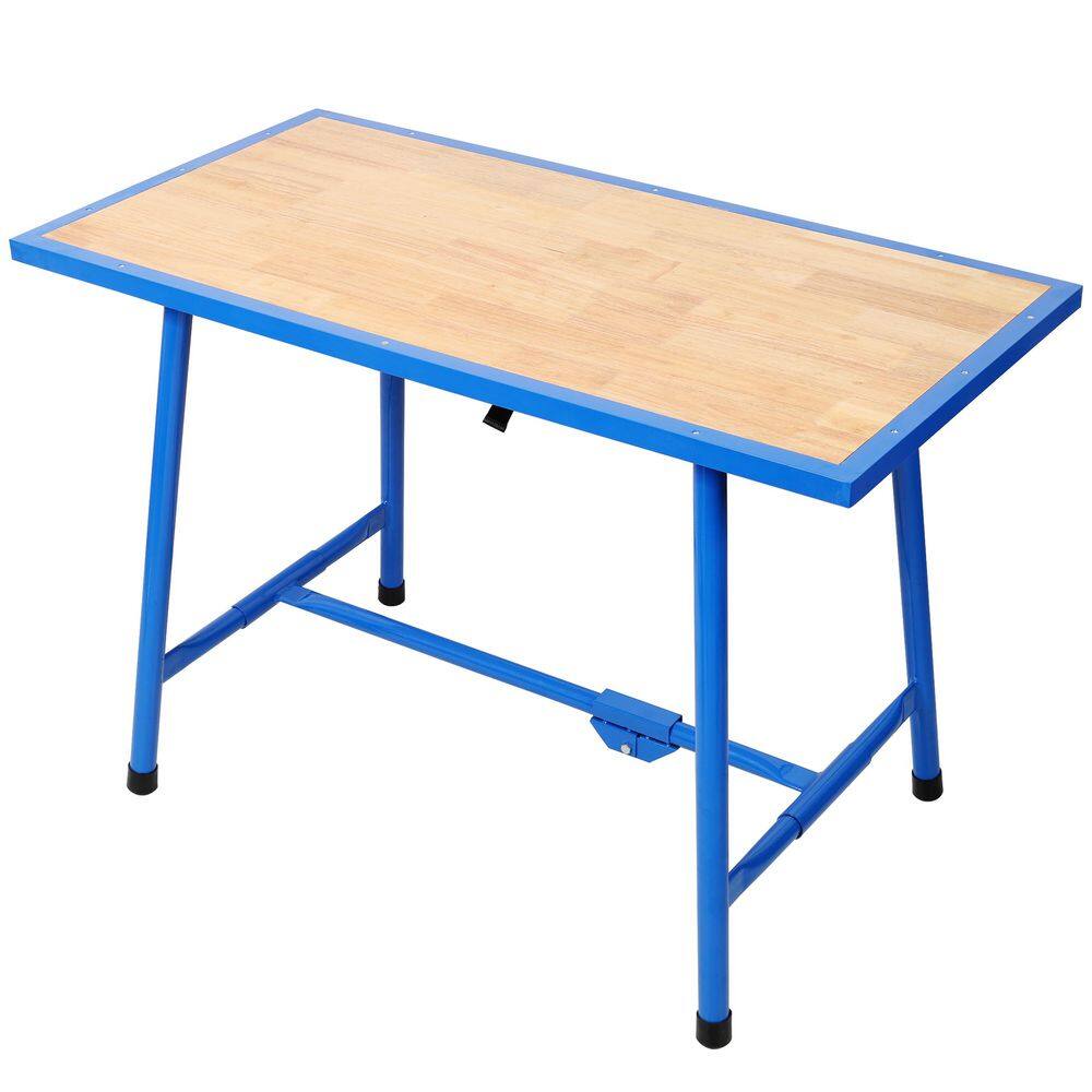 Foldable Work Bench, 47 in. x 24.5 in. Heavy-Duty Workshop Table