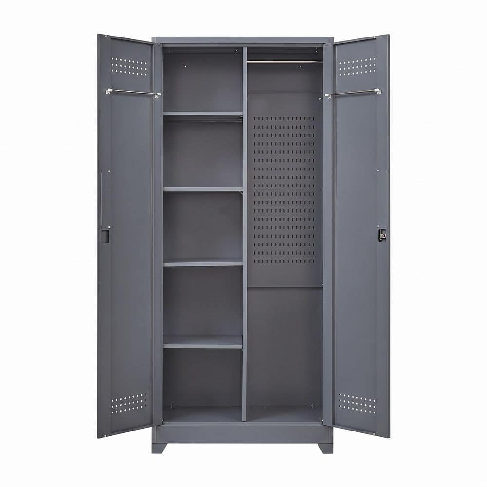 Kaikeeqli 73 in. H x 31.5 in. W x 16in. D Gray Cleaning