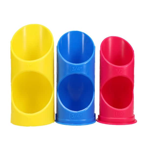 5-5/8 in. x 2-5/16 in. Foam Pipe Insulation Cutter Guides for 1 in, 3/4 in., and 1/2 in. Insulation 3-Piece