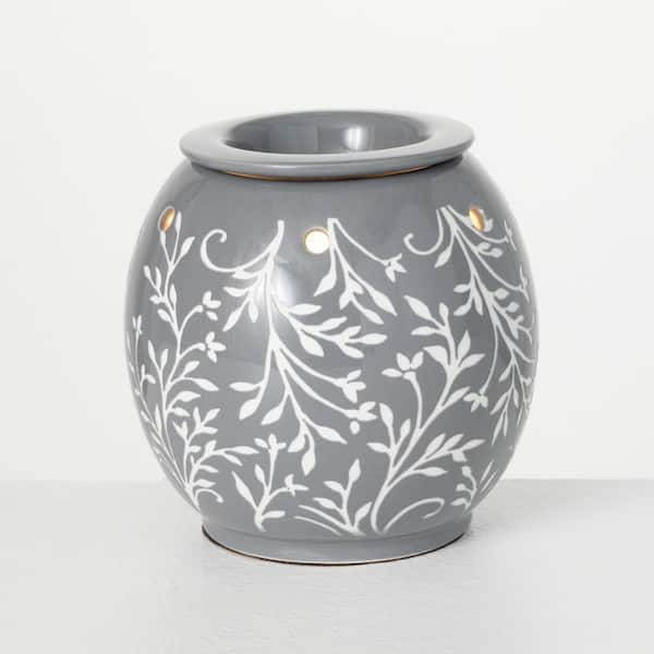 Bronze Floral Deluxe Wax Melter