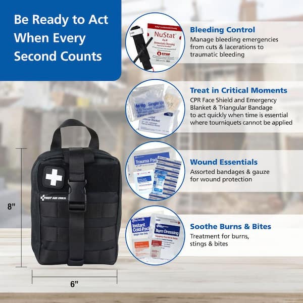 First Aid Only Attach and Release First Aid Kit, 165-Pieces 91363