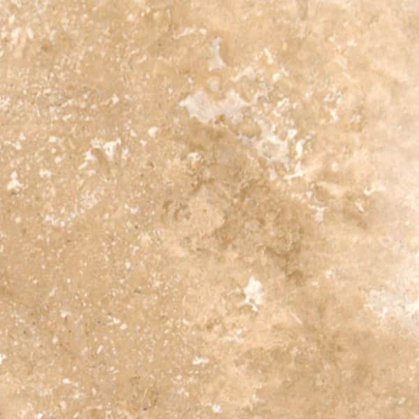 MSI Take Home Tile Sample - Mediterranean Walnut 6 in. x 6 in. Tumbled Travertine Paver Tile (0.25 sq. ft.)